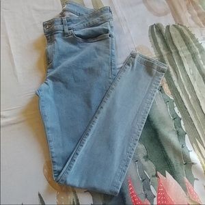 American Apparel classic light wash blue jeans